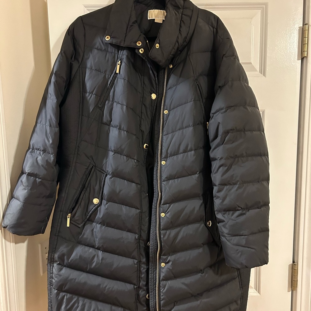 Black Michael Kors winter coat